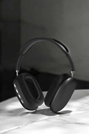 P9 Plus Kulaklık Siyah Bluetooth Bağlantılı Kulak Üstü Kablosuz