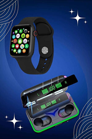 Ucuz ve Kaliteli Kulaklıklı Saat Seti Bluetooth Bağlantılı Akıllı Saat ve Kulaklık