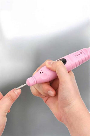 Elektrikli Manikür Pedikür Törpü Seti Protez Tırnak Nasır Temizleyici