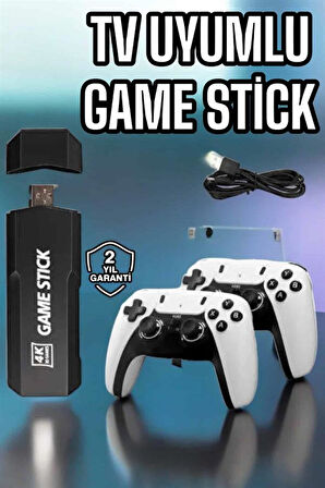 Game Stick Retro 8K ULTRA HD Video Oyun Konsolu Android Tv Özelliği