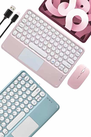 Profesyonel Wifi Q Klavye Bluetooth Klavye Touchpad 10.8 Inç
