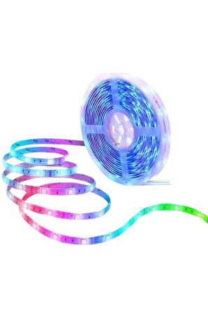 RGB Neon Şerit Led Lamba 10 Metre İç Mekan Tasarımına Uygun