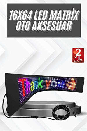 Led Panel 16*64 Led Uzaktan Kumandalı Telefon Kontrollü LED Ekran