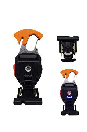 El Feneri LED Anahtarlık Çok Fonksiyonlu Mini Çakmak Özellikli