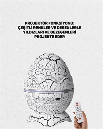 Ayarlanabilir Parlaklık ve Sis Efektli Atmosfer Lambası