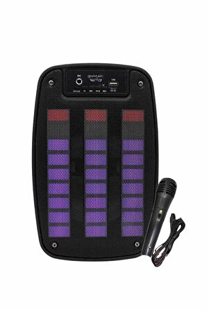 Bluetooth Hoparlör Taşınabilir Şarjlı Işıklı Büyük Boy Yüksek Ses Kaliteli