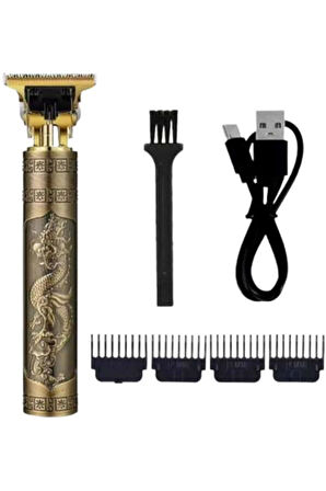 Tıraş Makinesi Şarjlı Çizik Tıraş Paslanmaz Çelik Bıçaklı 4 Taraklı