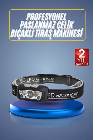 Ayarlanabilir Kafa Lambası Type-C Şarjlı Kompakt Kamp Lambası