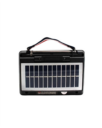 KTF-1428 Nostaljik Solar Enerjili Bluetooth Speaker – Radyo, SD/USB MP3 Çalar, Güçlü Taşınabilir Hoparlör