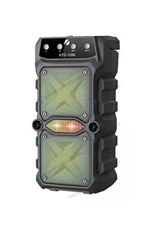 Taşınabilir Kablosuz Bluetooth Hoparlör Uzun Pil Ömrü Led Işıklı