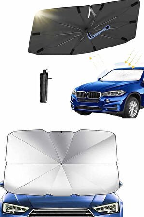 Yeni Nesil Tüm Araç Modellerine Uygun Oto Şemsiye Katlanabilir UV Işınlarına Karşı