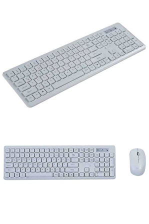 2.4 Ghz Wireless Kablosuz Klavye Mouse Seti Tv Pc Uyumlu