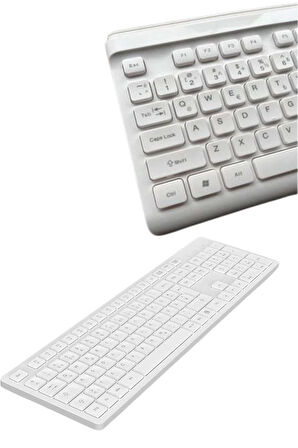 2.4 Ghz Wireless Kablosuz Klavye Mouse Seti Tv Pc Uyumlu