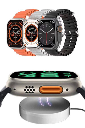 Yeni Nesil Akıllı Saat Uyku ve Sağlık Takibi Titeşimli Sesli Arama Mesaj ve Bildirim Görme