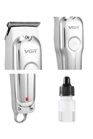 3 Taraklı Saç Sakal Düzeltici Traş Makinesi Seti Paslanmaz Çelik