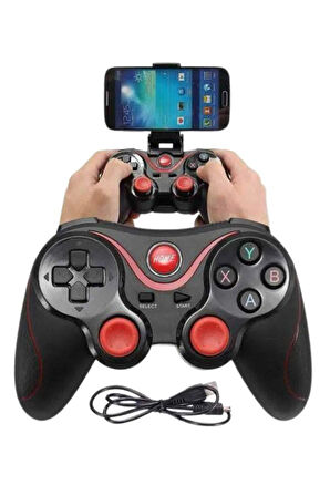 Joystik Gamepad Bluetooth Telefon Tutucu Oyun Kolu Telefon Android Uyumlu