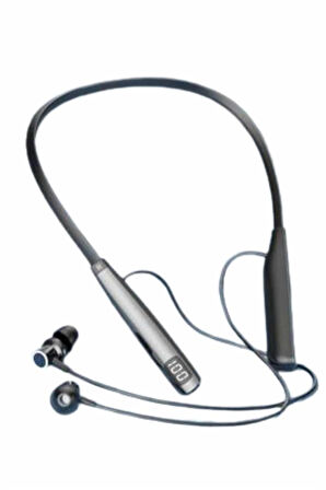 100 Saat Bluetooth Kulaklık Dijital Göstergeli ANC Özelliği Kablolu