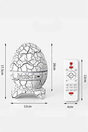 Gece Lambası Yumurta Işık Speaker Yeni Nesil Dinozor Yumurtası Görünümlü