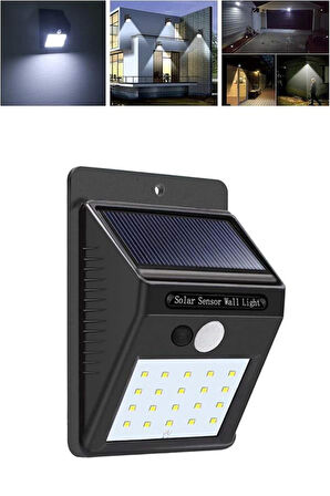 Solar Dekoratif Lambası Sensörlü Led Işık Bahçe Aydınlatma