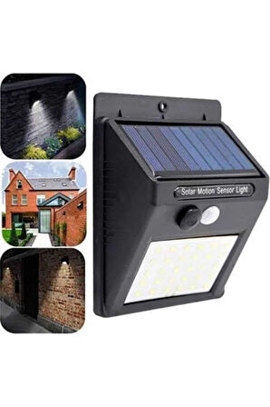 Bahçe Aydınlatması Güneş Enerjili Led Işık Lamba Sensörlü Dekoratif