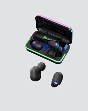 E10 Powerbank Şarjlı Bluetooth 5.1 Kulaklık Spor ve Oyun İçin