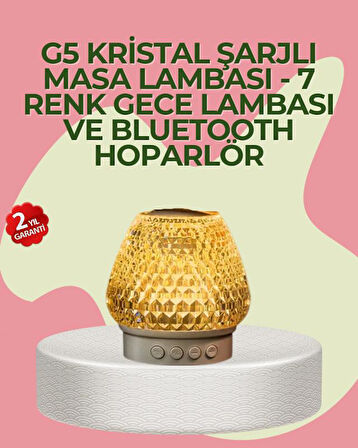 Kristal Tasarımlı Kablosuz Bluetooth 5.1 Hoparlör