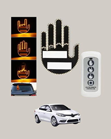 A Kalite Uzaktan Kumandalı LED Park Uyarı Işığı El Figürlü Model