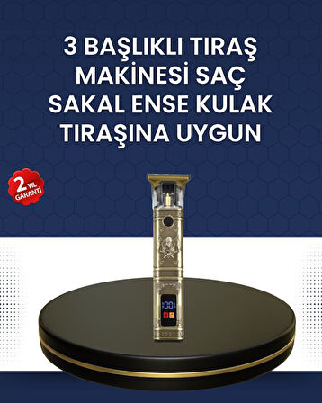 Burun ve Kulak İçin 2’si 1 Arada Tıraş Başlıklı Cihaz