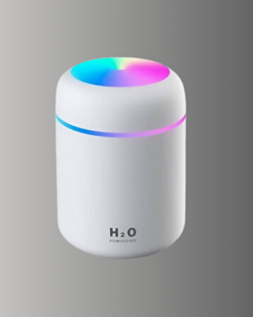Taşınabilir Hava Nemlendirici – Renkli Işık ve USB Bağlantı