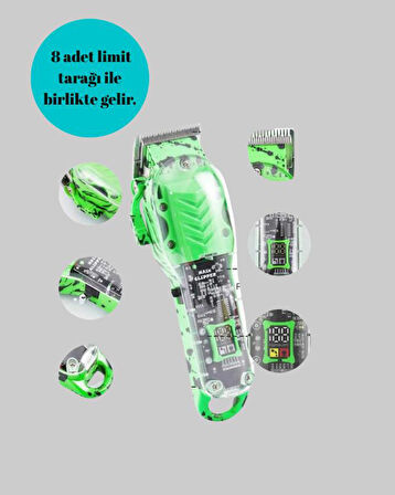 T Tipi Titanyum Başlıklı Traş Makinesi