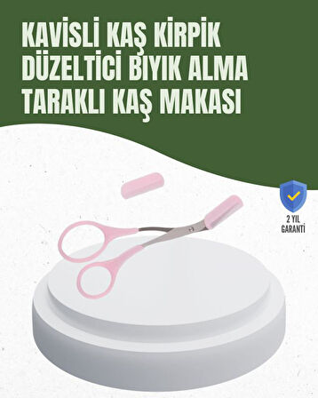 Hassas Kesim İçin Kavisli Yüz Bakım Makası