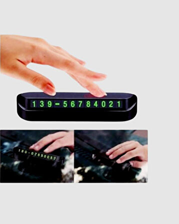 Şık ve İşlevsel Fosforlu Araç Numaratörü – Kolay Kullanım, Yüksek Görünürlük