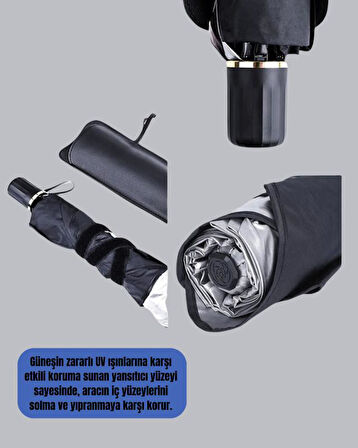 Katlanabilir Oto Güneşlik - 125x65 cm