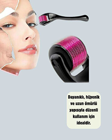 Dermaroller Titanyum 540 İğneli 0.5 mm Cilt Yenileme ve Anti Aging Etkisi