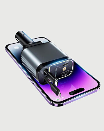 BMW, Mercedes, Audi, Volkswagen Araçlar için 4’ü 1 Arada Hızlı Şarj Cihazı