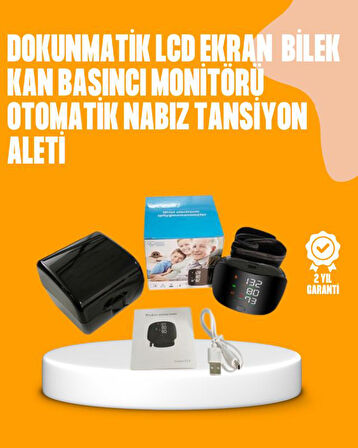 Dijital bilekten tansiyon ölçüm cihazı LCD