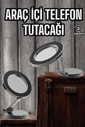 Yeni Nesil Araç İçi Mıknatıslı Telefon Tutacağı Tüm Telefonlara Uyumlu