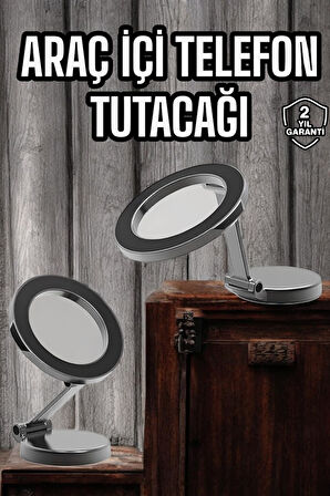 Yeni Nesil Araç İçi Mıknatıslı Telefon Tutacağı Tüm Telefonlara Uyumlu
