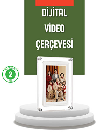 4GB Hafızalı 7 İnç Dijital Fotoğraf Çerçevesi – Yüzlerce Anınızı Saklayın