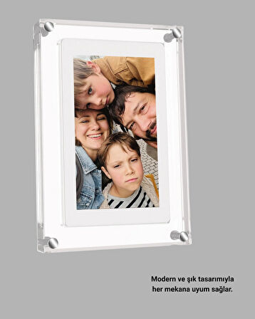 Ses Kontrol Tuşlu 7 İnç Dijital Fotoğraf Çerçevesi – Kolay ve Pratik Kullanım