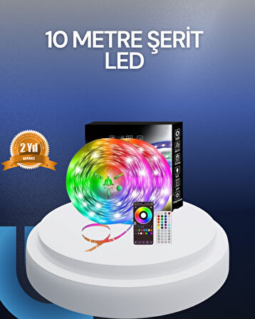 10 Metre USB Smart Şerit Led Kumandalı Telefon Kontrollü
