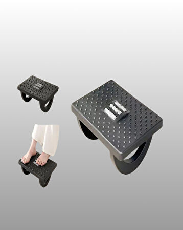 Ayak Destek ve Masaj Aleti – Ergonomik, Isıtmalı, Ayarlanabilir Yükseklik