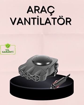 Kışın Isıtıcı Yazın Soğutucu Araç Fanı