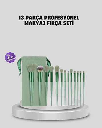 Profesyonel Makyaj Fırça Seti Yumuşak Kıllı Taşınabilir Çantalı