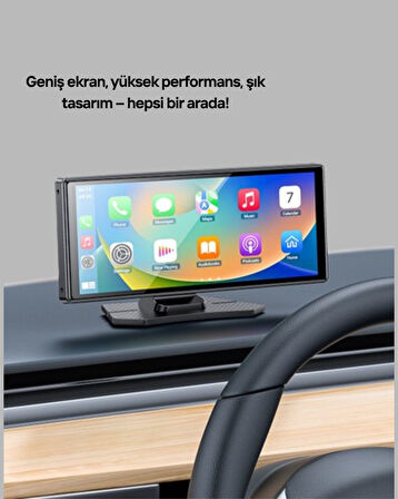 Honda Civic, Jazz, HR-V, CR-V, Nissan Qashqai, Micra, Juke,Uyumlu Kablosuz CarPlay & Android Auto Multimedya – Geri Görüş Kameralı