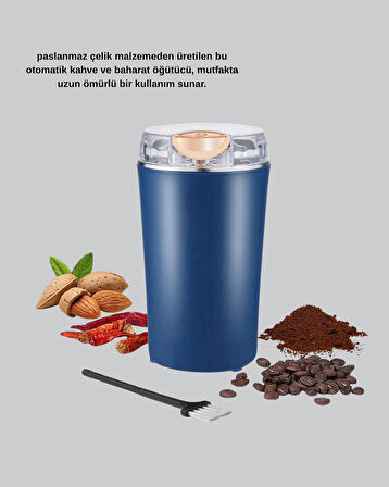 Otomatik Paslanmaz Çelik Kahve ve Baharat Öğütücü