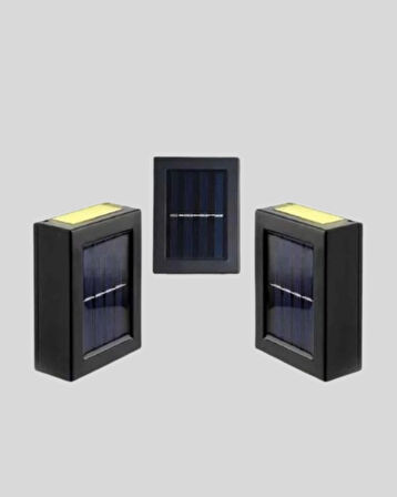 Solar Güçlü 6 LED Dış Mekan Lambası – Otomatik Aç/Kapa Işık Sensörlü Aydınlatma