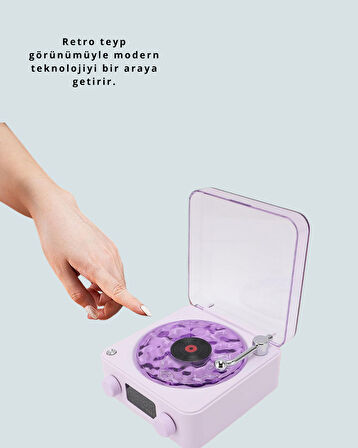 Retro Bluetooth Hoparlör MOR