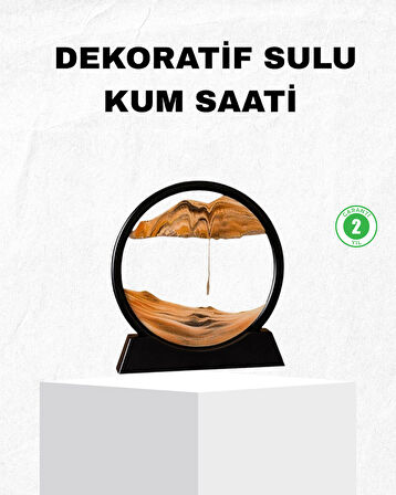 Dekoratif Kum Saati – Şık Masa Üstü Aksesuar, Dayanıklı Malzeme, Modern ve Klasik Tasarım