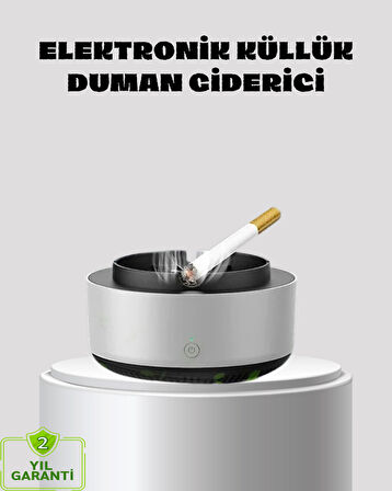 Küllük ve Hava Temizleyici 2’si 1 Arada – Sigara Kokusu Giderici, Araba ve Ofis İçin